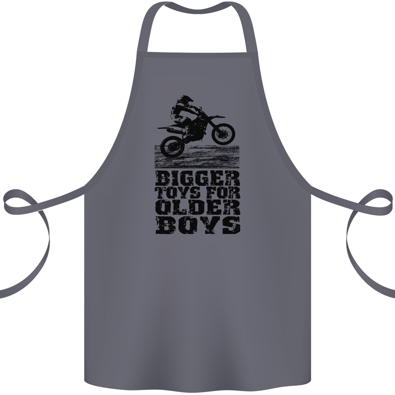 Motocross Bigger Toys Older Boys MotoX Cotton Apron 100% Organic Steel