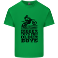 Motocross Bigger Toys Older Boys MotoX Mens Cotton T-Shirt Tee Top Irish Green