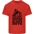 Motocross Bigger Toys Older Boys MotoX Mens Cotton T-Shirt Tee Top Red