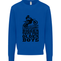Motocross Bigger Toys Older Boys MotoX Mens Sweatshirt Jumper Royal Blue