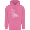 Motocross Bike Line Drawing Dirt Bike MotoX Childrens Kids Hoodie Azalea