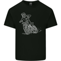 Motocross Bike Line Drawing Dirt Bike MotoX Kids T-Shirt Childrens Black