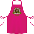 Motocross Club Dirt Bike MotoX Cotton Apron 100% Organic Pink