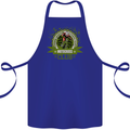 Motocross Club Dirt Bike MotoX Cotton Apron 100% Organic Royal Blue