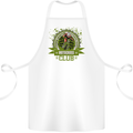 Motocross Club Dirt Bike MotoX Cotton Apron 100% Organic White