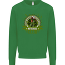 Motocross Club Dirt Bike MotoX Kids Sweatshirt Jumper Irish Green
