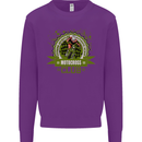 Motocross Club Dirt Bike MotoX Kids Sweatshirt Jumper Purple