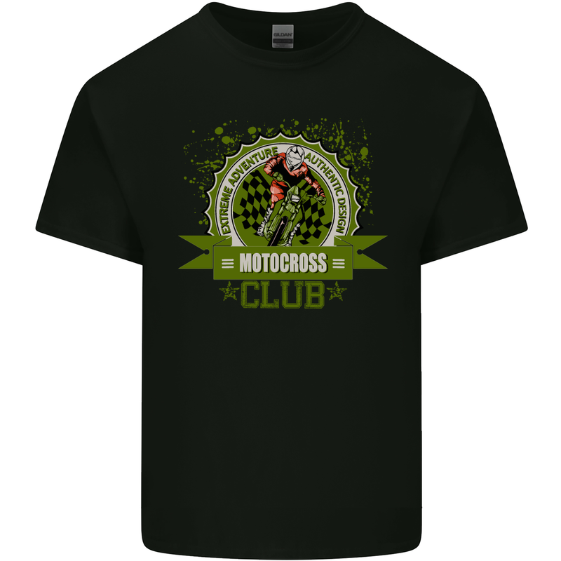 Motocross Club Dirt Bike MotoX Kids T-Shirt Childrens Black