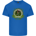 Motocross Club Dirt Bike MotoX Kids T-Shirt Childrens Royal Blue