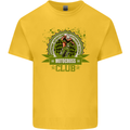 Motocross Club Dirt Bike MotoX Kids T-Shirt Childrens Yellow