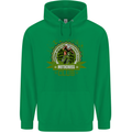 Motocross Club Dirt Bike MotoX Mens 80% Cotton Hoodie Irish Green