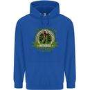 Motocross Club Dirt Bike MotoX Mens 80% Cotton Hoodie Royal Blue