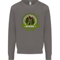 Motocross Club Dirt Bike MotoX Mens Sweatshirt Jumper Charcoal