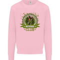 Motocross Club Dirt Bike MotoX Mens Sweatshirt Jumper Light Pink