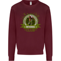 Motocross Club Dirt Bike MotoX Mens Sweatshirt Jumper Maroon