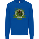 Motocross Club Dirt Bike MotoX Mens Sweatshirt Jumper Royal Blue