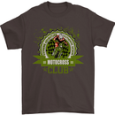 Motocross Club Dirt Bike MotoX Mens T-Shirt Cotton Gildan Dark Chocolate