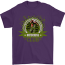Motocross Club Dirt Bike MotoX Mens T-Shirt Cotton Gildan Purple