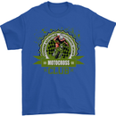 Motocross Club Dirt Bike MotoX Mens T-Shirt Cotton Gildan Royal Blue