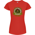 Motocross Club Dirt Bike MotoX Womens Petite Cut T-Shirt Red