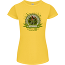 Motocross Club Dirt Bike MotoX Womens Petite Cut T-Shirt Yellow