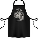 Motocross Death Ride Dirt Bike Cotton Apron 100% Organic Black