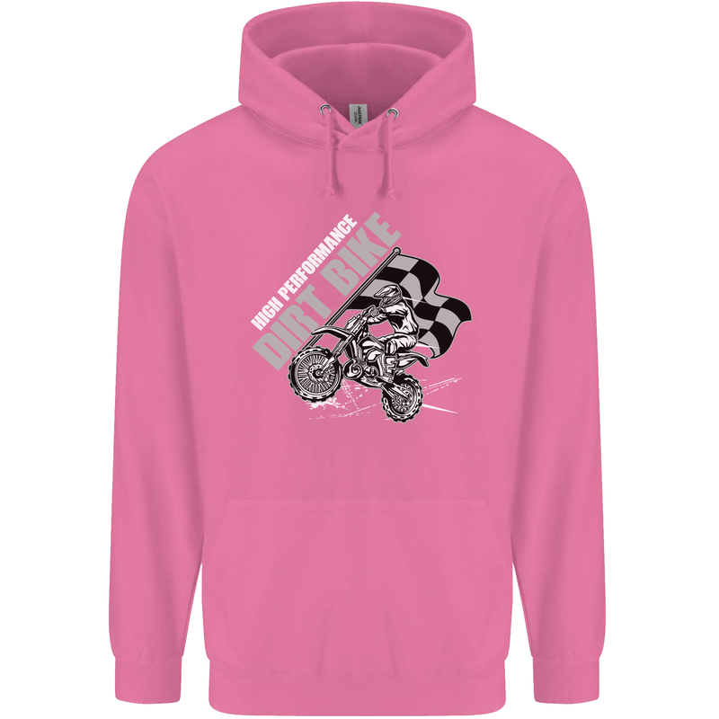 Motocross Dirt Bike MotoX Scrambling Childrens Kids Hoodie Azalea