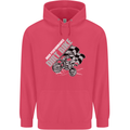 Motocross Dirt Bike MotoX Scrambling Childrens Kids Hoodie Heliconia