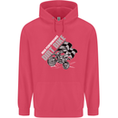 Motocross Dirt Bike MotoX Scrambling Childrens Kids Hoodie Heliconia