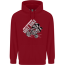 Motocross Dirt Bike MotoX Scrambling Childrens Kids Hoodie Red