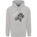 Motocross Dirt Bike MotoX Scrambling Childrens Kids Hoodie Sports Grey