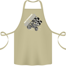 Motocross Dirt Bike MotoX Scrambling Cotton Apron 100% Organic Khaki