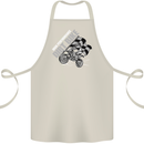 Motocross Dirt Bike MotoX Scrambling Cotton Apron 100% Organic Natural