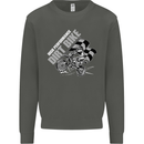 Motocross Dirt Bike MotoX Scrambling Kids Sweatshirt Jumper Storm Grey