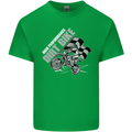 Motocross Dirt Bike MotoX Scrambling Kids T-Shirt Childrens Irish Green