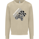 Motocross Dirt Bike MotoX Scrambling Mens Sweatshirt Jumper Sand