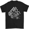 Motocross Dirt Bike MotoX Scrambling Mens T-Shirt Cotton Gildan Black