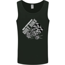 Motocross Dirt Bike MotoX Scrambling Mens Vest Tank Top Black