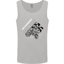 Motocross Dirt Bike MotoX Scrambling Mens Vest Tank Top Sports Grey
