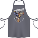 Motocross Dirt Roads Cotton Apron 100% Organic Steel