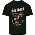 Motocross Dirt Roads Kids T-Shirt Childrens Black