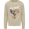 Motocross Dirt Roads Mens Sweatshirt Jumper Sand