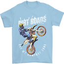 Motocross Dirt Roads Mens T-Shirt Cotton Gildan Light Blue