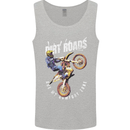 Motocross Dirt Roads Mens Vest Tank Top Sports Grey