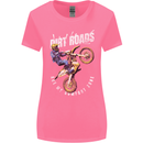 Motocross Dirt Roads Womens Wider Cut T-Shirt Azalea