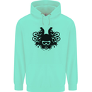 Motocross Face Childrens Kids Hoodie Peppermint