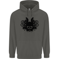 Motocross Face Childrens Kids Hoodie Storm Grey