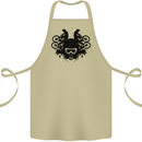 Motocross Face Cotton Apron 100% Organic Khaki