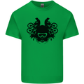 Motocross Face Kids T-Shirt Childrens Irish Green