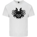 Motocross Face Kids T-Shirt Childrens White